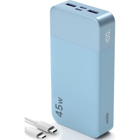45W Batterie Externe 20000mAh Power Bank Charge Rapide 2×USB-C (in/Out) (1/5)