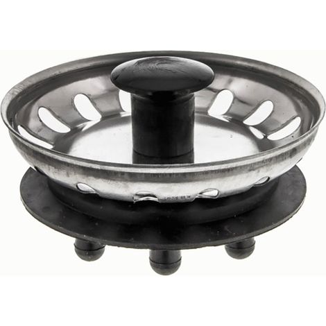 Tapón Fregadero Inoxidable Ø 45 mm  Compatible con Teka  Junta de Goma Estanca  Recambio Válvula Manual