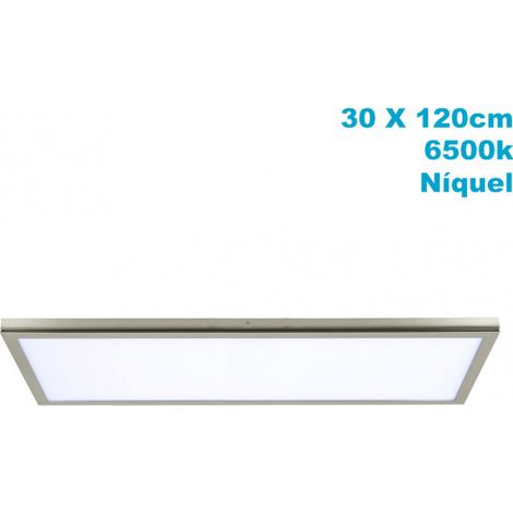 Panel superf. 72w 6500k tivoli niquel 2,5x30x120cm 6120 lm (1/3)