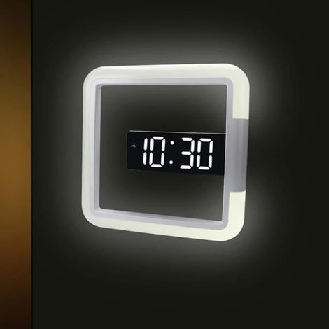 MECANISME DHORLOGE - AIGUILLE DHORLOGE Réveil électrique longue durée de service multifonctionnel style-White1 (1/4)