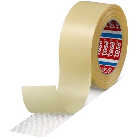 Ruban adhésif double face en tissu Tesa, 50mm x 25m x 0.2mm ( Prix pour 1 )