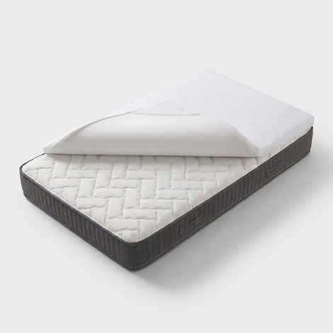 Surmatelas une place en mousse à mémoire de forme déhoussable Duvet Singolo (1/4)