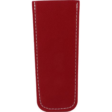 Manique en cuir PU anti-brûlure pour poêle, accessoire de cuisine pour poêle en fonte, rouge (1/5)