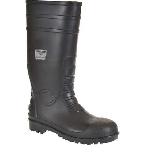 Botte de sécurité Wellington S4 Portwest Noir 45 (1/2)