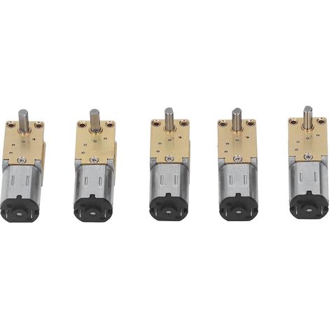 à Engrenages DC 6 V, Lot de 5 s de Réduction de Vitesse à Bobine de Cuivre Fiables pour Jouets Intelligents, Robots de Simulation 5 X s à Engrenages (1/5)