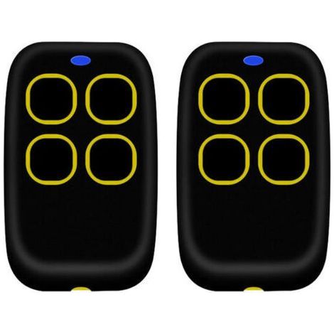 2PCSTélécommande portail universelle 4 en 1, télécommande rolling code universel multifréquence de 250 à 913 mhz. Radiocommande portail programmable version mise à jour avec liste de compatibil (1/4)