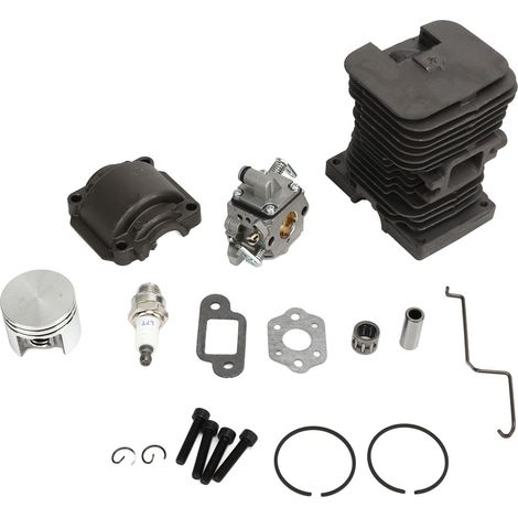 Kit de reconstruction 38mm pour cylindre, piston, axe, segments et circlips de tronçonneuse Stihl 018 MS180, jeu de remplacement complet. (1/5)