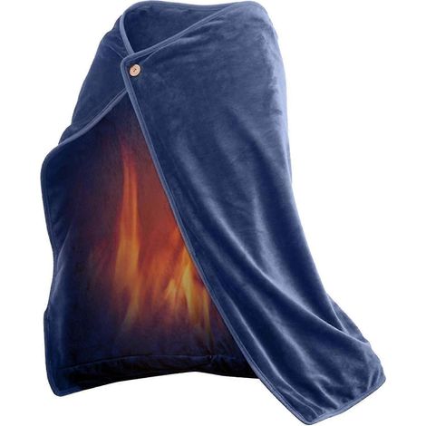 Manta calefactora, chal calefactor USB de invierno, manta eléctrica térmica, rodillera térmica para el hogar