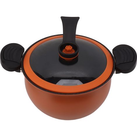 Autocuiseur domestique antiadhésif à micro-pression, multifonctionnel, grande capacité, orange, 7 L (1/5)