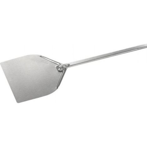Pelle à pizza maison en acier aluminisé 32 cm manche 120 cm Made in Italy Qualité professionnelle