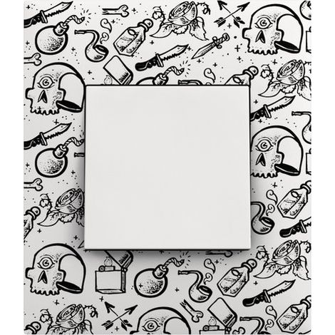 Plaque 1 poste collection Tizieu - Flash Arnould Espace Evolution 64556