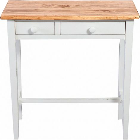 Consolle ingresso legno 73x75x36 cm Made in Italy Mobile ingresso corridoio Consolle legno tiglio Consolle ingresso shabby chic (1/5)