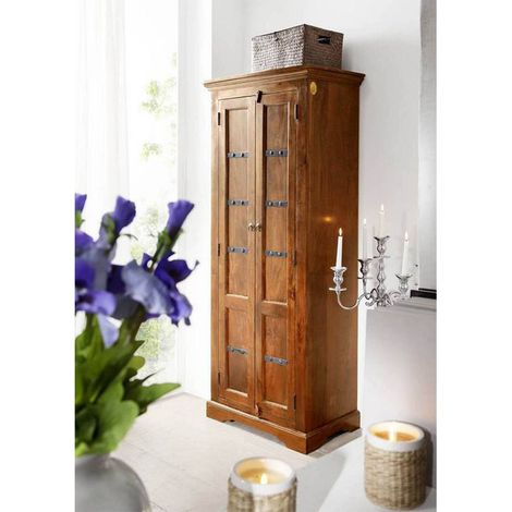 Schrank Akazie 73x45x180 honig lackiert OXFORD 0901
