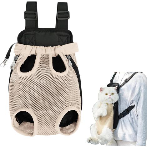 Sac à dos pour chat, chien ou animal de compagnie, confortable et ajustable - Taille L (1/5)