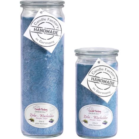 Candle Factory Kerzen-Set Zirbe-Wacholder Big + Mini Jumbo Duftkerze Dekokerze (1/5)