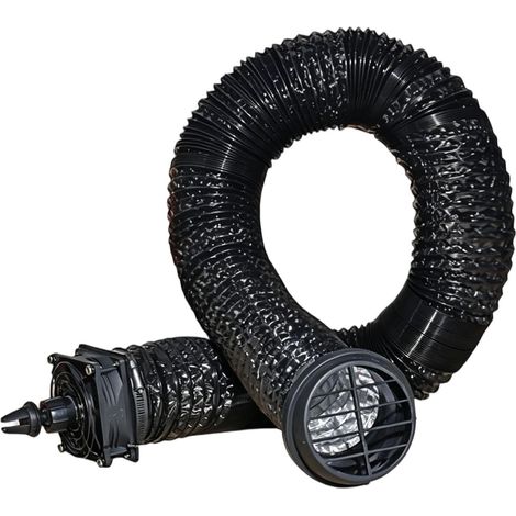 Rallonge de buse d'aération de voiture - Extensible - Flexible - Pour camping-car, SUV, camion, siège arrière, tentes d'extérieur, maison, intérieur, camping (1/5)