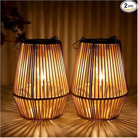 Lanternes solaires d'extérieur étanches — Lanternes solaires suspendues, idées cadeaux pour femmes, mamans et grands-mères —... (1/5)