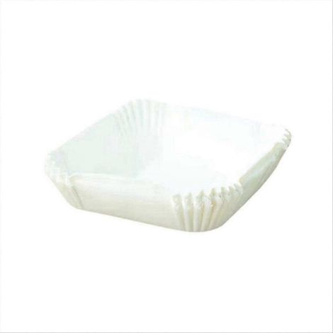 Backpapier für Heißluftfritteusen, 20 cm, Packung mit 50 Blatt, weiß (1/5)