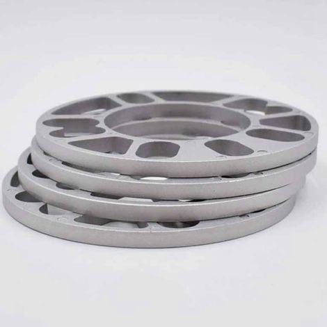 Élargisseurs de voie/plaquettes de déport/plaquettes de friction/joints/brides, alliage d'aluminium 4-5 trous, 6 trous disponibles, 2 pièces 8 mm (pas d'échantillon, fabrication uniquement) (Exclusivi (1/5)
