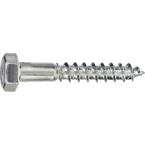Connex KL3142240 Vis a bois 6 pans galvanises 1000 g 12 x 240 mm