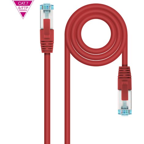 Rj45 Cat7 S/ftp Cu 1m Rot Nanokabel 10.20.1701-r Rj45 Cat7 S/ftp Cu 1m Rot Nanokabel 10.20.1701-r