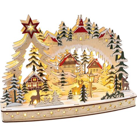 Weihnachtsdekoration LED KORIA 31 cm Hellbraun (1/5)
