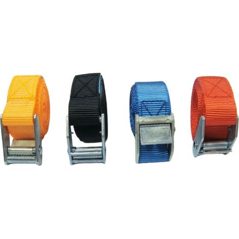 TrendLine Spanngurt 25mm x 3m Zurrgurt Spannseil Sicherungsseil