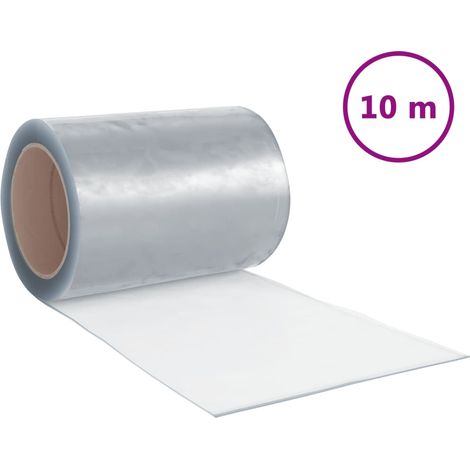 Maison Exclusive - Türvorhang Transparent 300x2,6 mm 10 m PVC