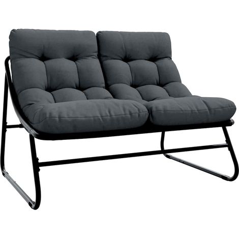 Maison Exclusive - gartenmöbel Schwarz 110 x 81 x 71 cm Pulverbes