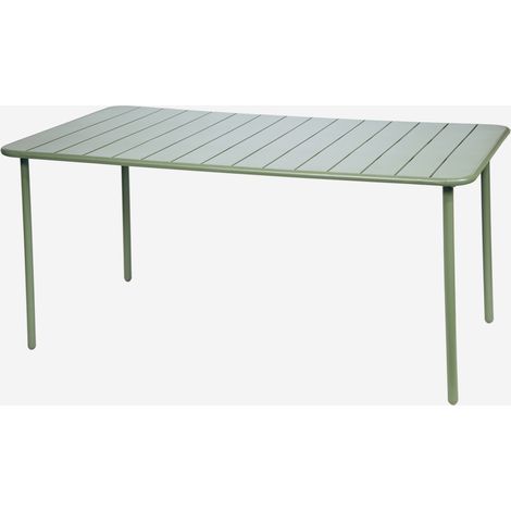 Mesa de jardín de metal de 6-8 plazas (1/5)