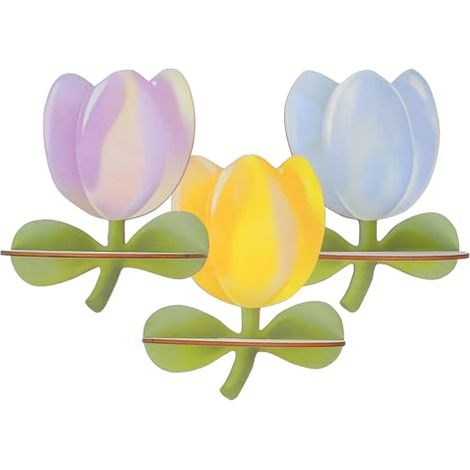 Étagère Murale Bois 3 Niveaux Forme Fleur Style Bohème Rustique pour Organiser et Décorer la Cuisine ou Salle de Bain (1/5)