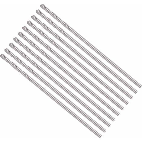 Foret Hélicoïdal, Mèche Polyvalente Universelle à Creuser 0.7mm, Forets Jobber 4241 HSS Non Revêtu Tige Droite 118° pour Métal Tendre Acier Inoxydable Plastique Bois, 10 Pièces (1/5)