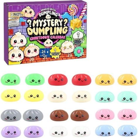 KLVGTIFS PU – Überraschungsbox mit 24 Bao-Figuren – Premium-Anti-Stress-Deko-Set (1/5)