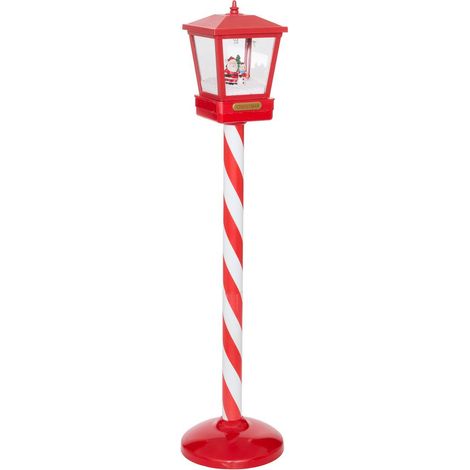 Lámpara de Navidad roja con 2 LED, 80 cm de altura, que funciona con pilas - Atmosphera créateur d'intérieur (1/3)