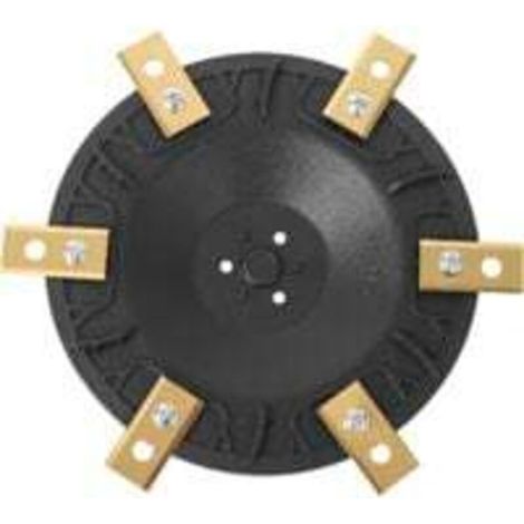 Ersatzscheibe für Mähroboter, 6-Klingen-Rotationsscheibe + 6 Klingen, kompatibel mit WORX/Landxcape/Kress/Einhell