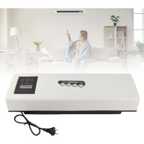 Radiador eléctrico mural PTC de 1800 W con mando a distancia y temporizador (ABS/PP, 55 x 18,8 x 11,8 cm) para dormitorio/baño. (1/5)