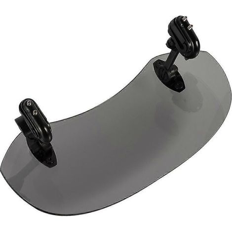Extension de pare-brise pour moto, déflecteur d'air additionnel, profil aérodynamique réglable, compatibilité universelle - Fumé (1/5)