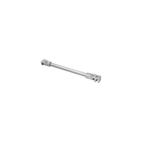 Barra di rinforzo in acciaio inox per porta doccia, 50 cm, per pannelli in vetro senza telaio da 6 mm a 10 mm di spessore - Crezuo