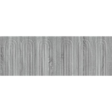 Maison Exclusive - Testiera da Muro ALKMAAR Sonoma grigio Legno ingegnerizzato (1/5)