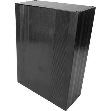 Boîtier électronique en aluminium de type fendu 200mm, boîte de refroidissement pour amplificateur GPS, coffret de dissipation thermique robuste (1/5)
