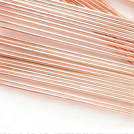 45 baguettes de brasage en cuivre, électrodes de soudage rondes, qualité industrielle, compatibles avec les climatiseurs, les réfrigérateurs, le brasage des métaux, etc. (1/5)