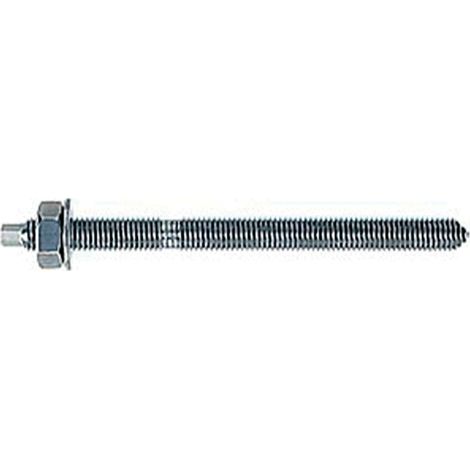 Fischer 10x asta di ancoraggio RG M 12 x 250 mm zincata elettroliticamente acciaio 5.8 - 050284