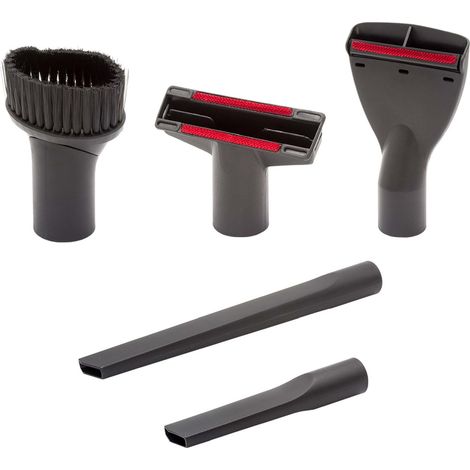 vhbw Set di bocchette (5 pezzi) compatibile con aspirapolvere con raccordo di 35 mm per esempio di AEG, Miele, Vorwerk, Bosch ecc...