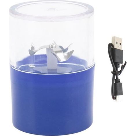 Duokon Elektrische Gewürzmühle, Edelstahlklinge, USB-aufladbar, tragbare Mühle, Cracker (1/4)