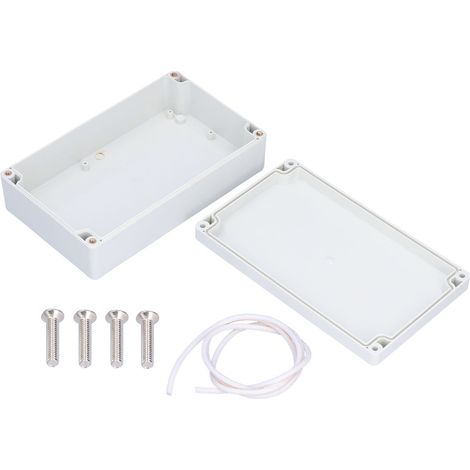Boîtier de jonction électrique étanche en plastique ABS pour la distribution de projets électriques, dimensions : 200 x 120 x 56 mm (1/5)