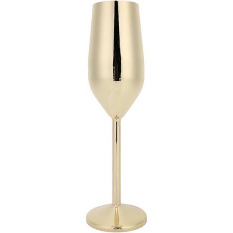 Coupe à vin inox 304, verre à champagne et boisson 220ml, idéal réception, mariage, soirée, pack de fête. (1/5)