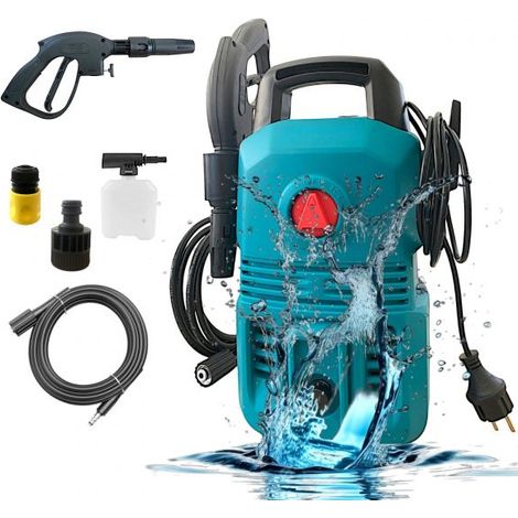 Idropulitrice Elettrica ad Alta Pressione Acqua Fredda 1400W Max 110 Bar 4.6L/m (1/5)