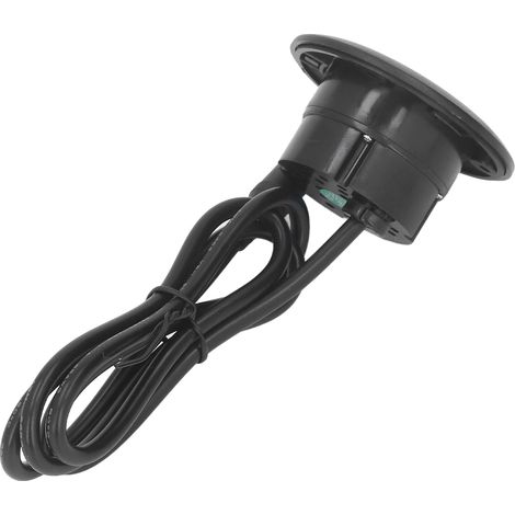 QC3.0 30W Schwarzes, rundes Einbau-Wandladegerät für Zuhause, Schnellladestation für Smartphones, 12–30V kompatibel (1/5)