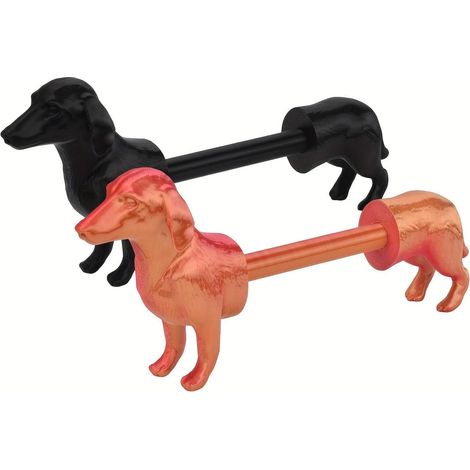 Lot de 2 essuie-tout élégants en forme chien, pratiques décorer les (1/4)