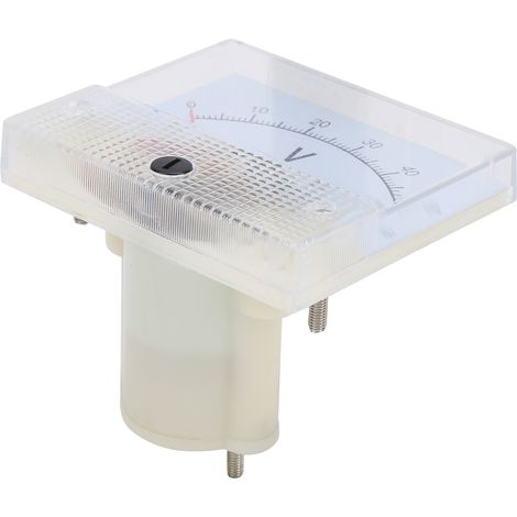 Voltmètre CC à aiguille 85C1 050 V, instrument de mesure à panneau CC, installation encastrée (1/5)